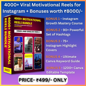 4000+ Viral Motivational Reels For Instagram + Bonuses