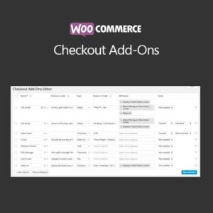 WooCommerce Checkout Add-Ons