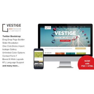 Vestige - Museum Responsive WordPress Theme